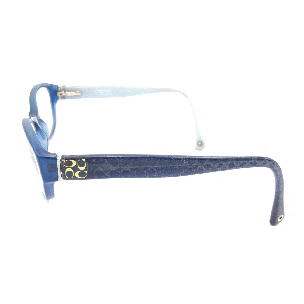 Coach Translucent Clear Blue Oval Eyeglasses Fram… - image 7